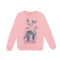 Dekliški pulover, svetlo roza
