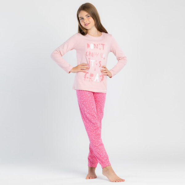 Dekliška pižama, roza