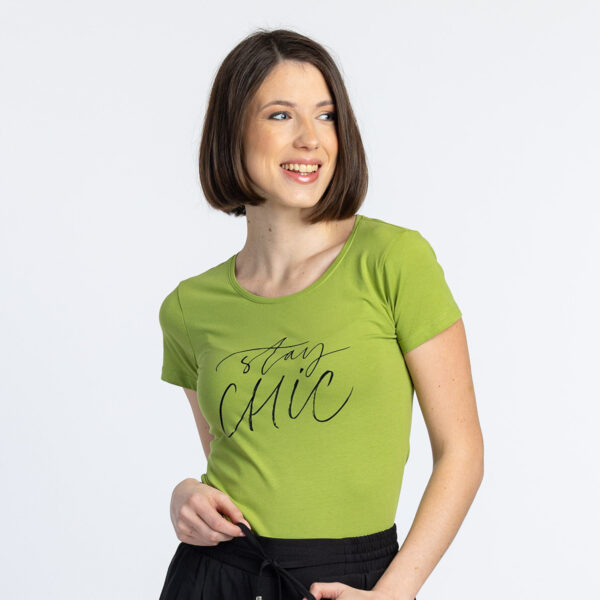 Ženska majica, svetlo zelena